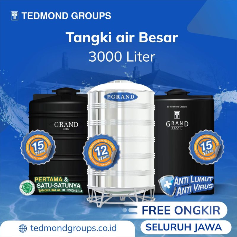 Tangki Air Besar 3000 L