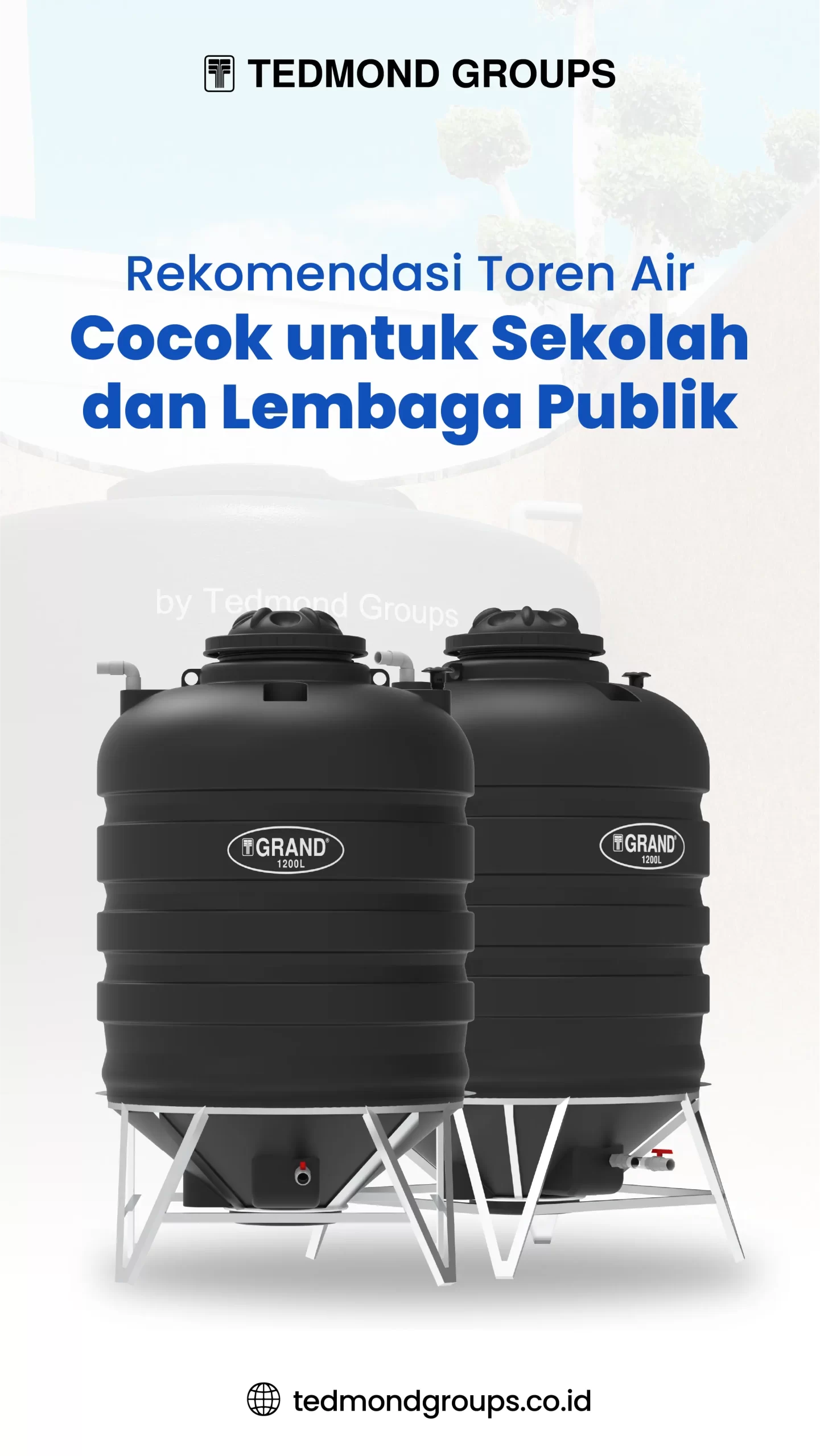 Rekomendasi Toren Air Cocok untuk Sekolah dan Lembaga Publik